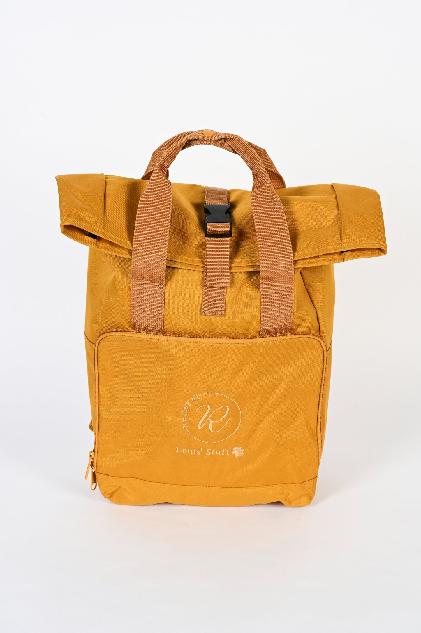 Personalised Luxury Roll Top Backpack