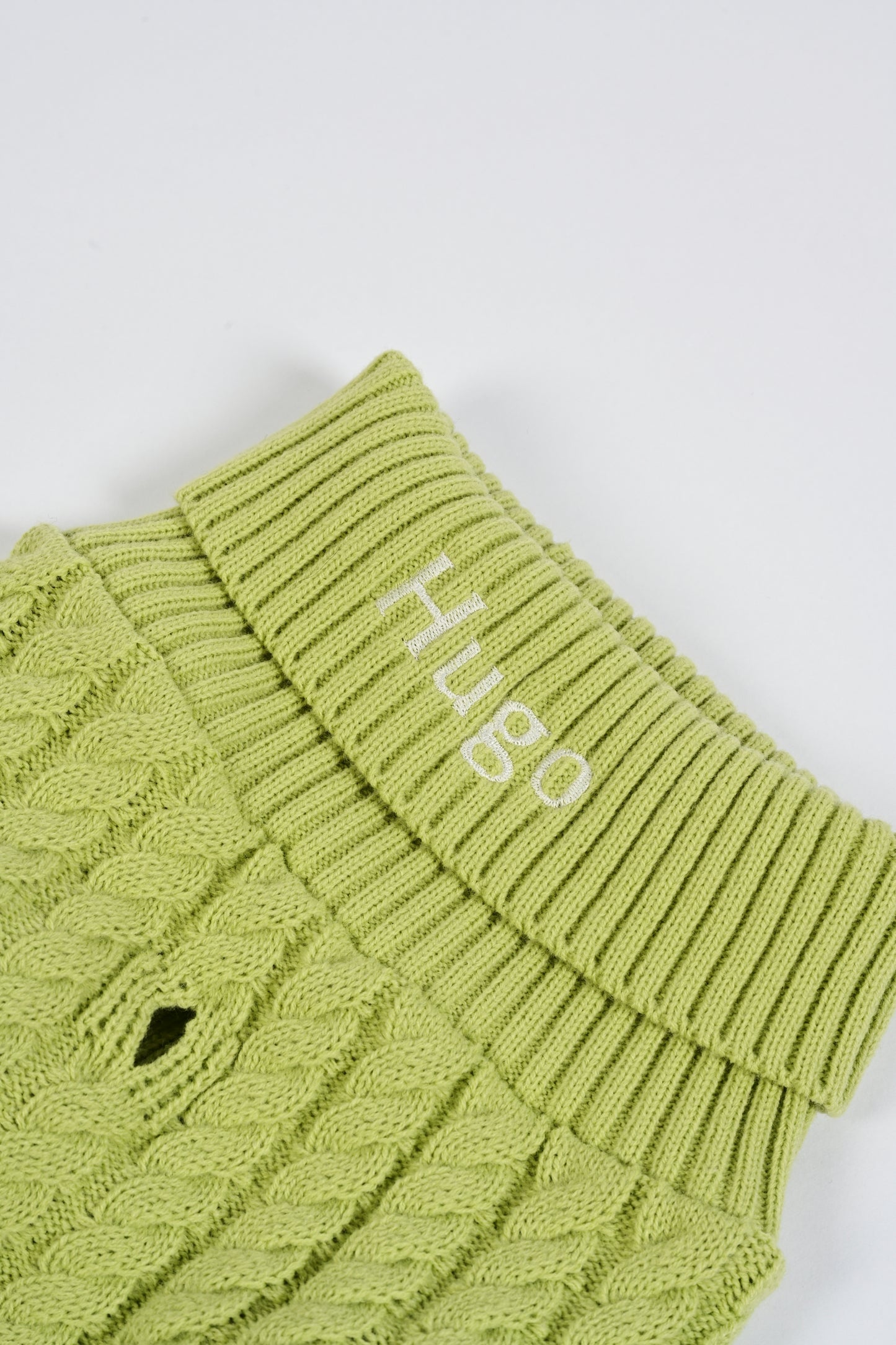 Personalised Classic Knitted Roll Neck Jumper- Sage