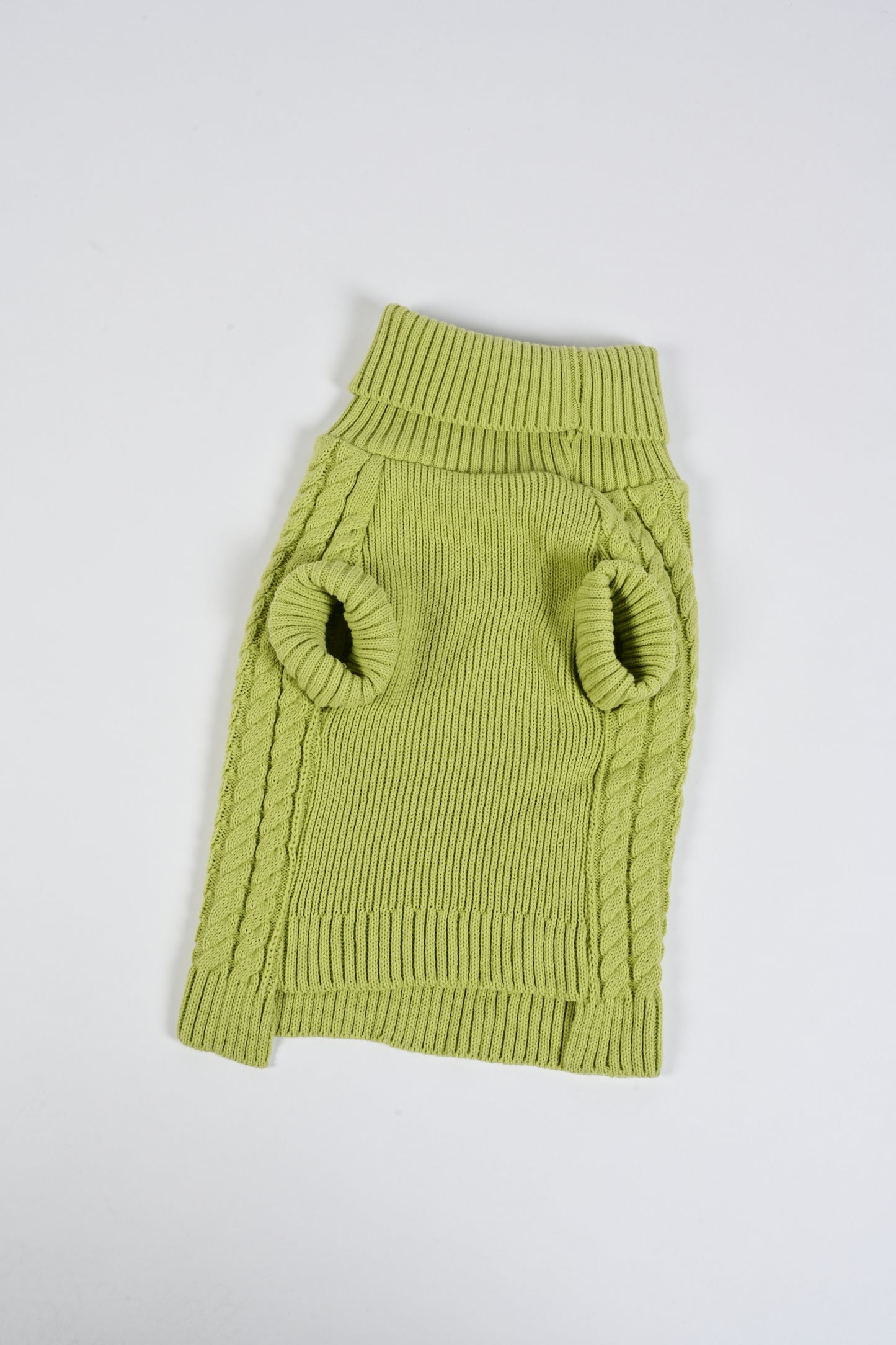 Personalised Classic Knitted Roll Neck Jumper- Sage