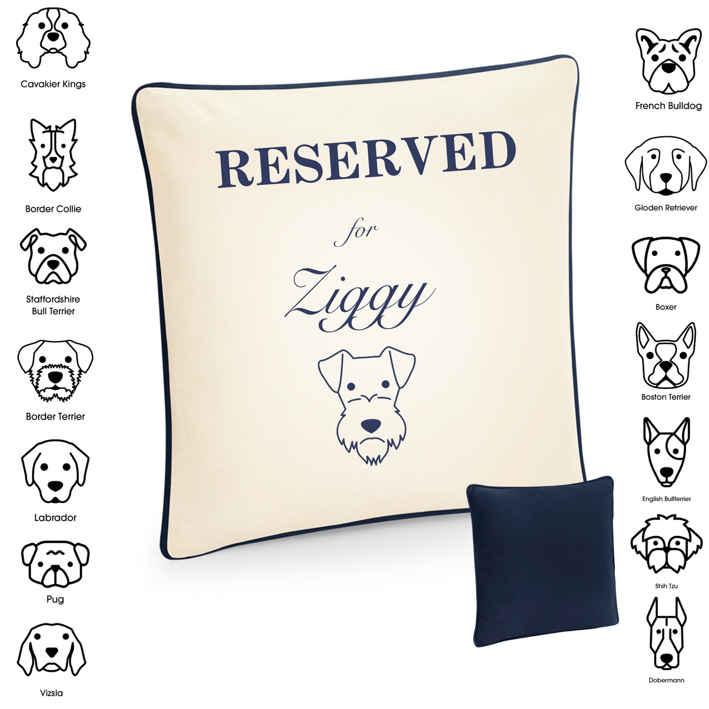 Personalised My Dog & Me Cushion