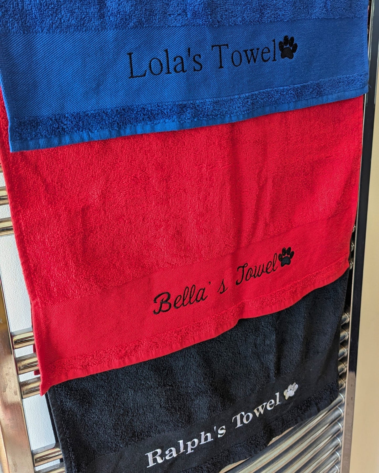 Personalised Dog Towel