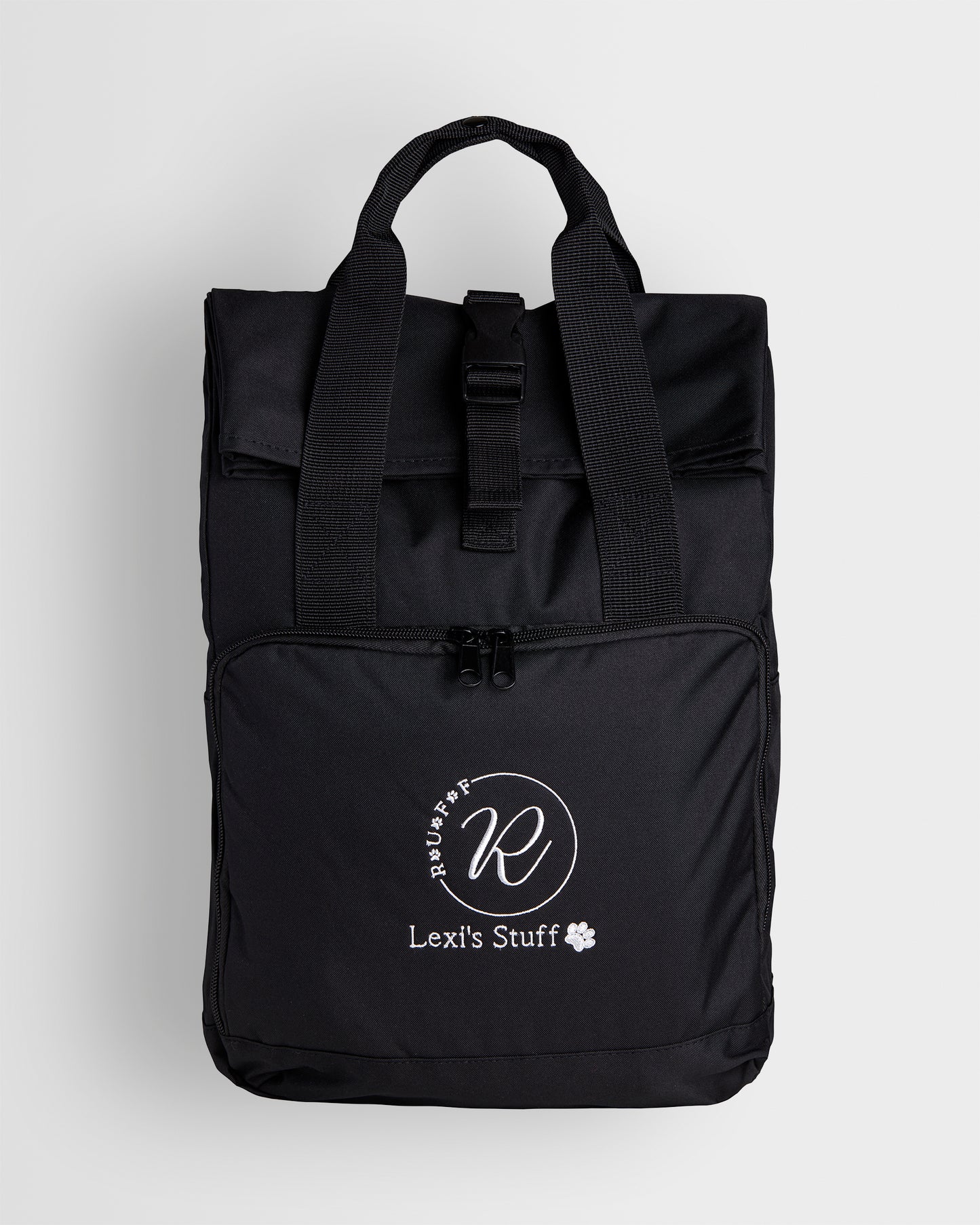 Personalised Luxury Roll Top Backpack