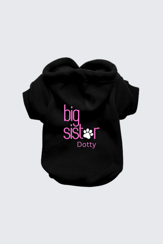 Personalised Big Sister Hoodie