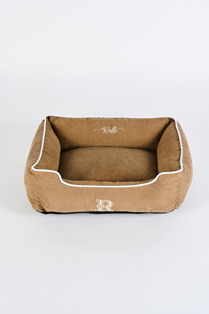 Personalised Corduroy Dog Bed