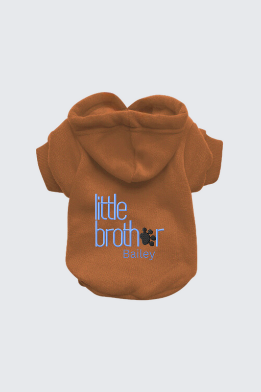 Personalised Little Brother Hoodie