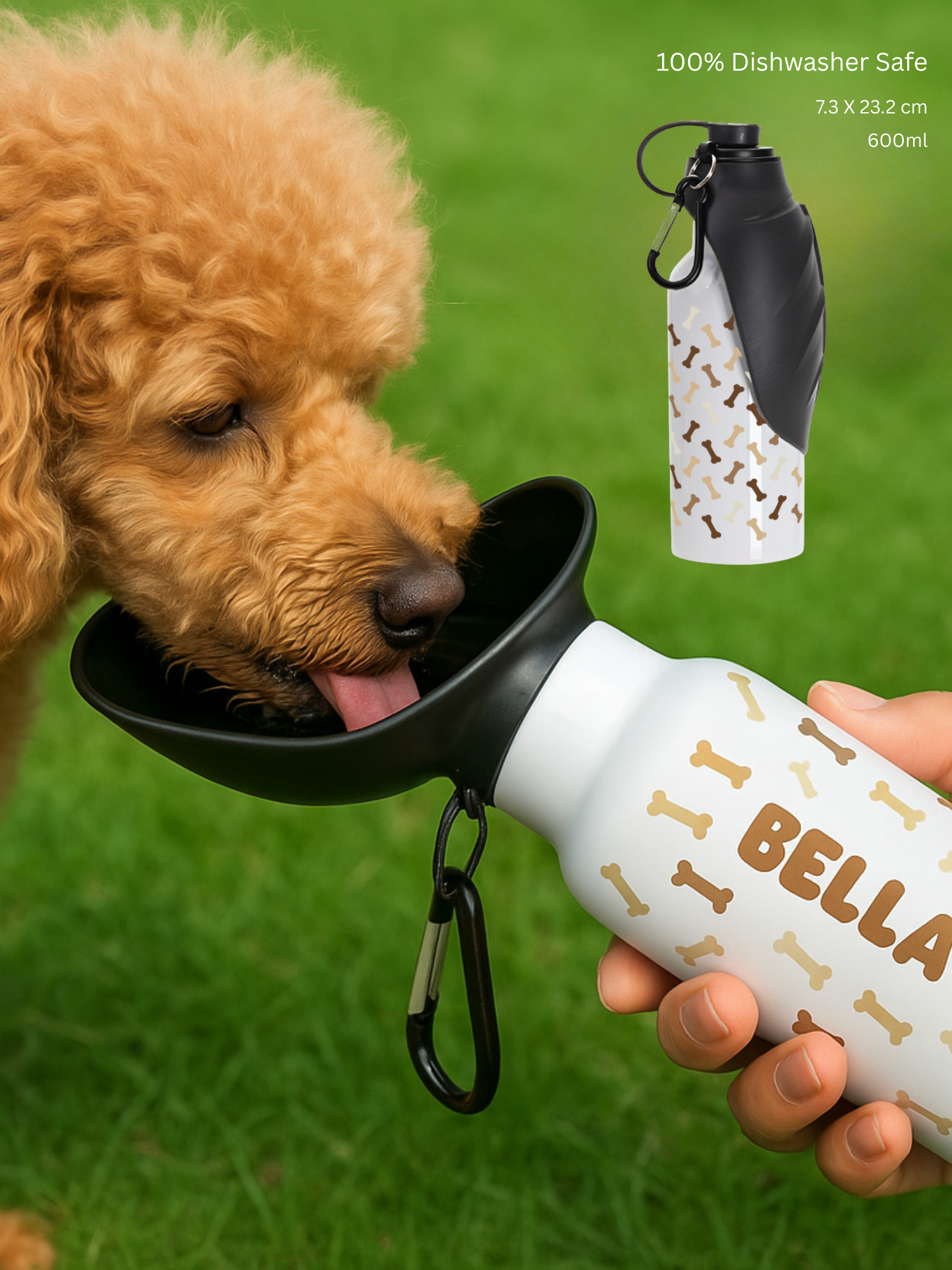 Nude Bones Dog Bottle