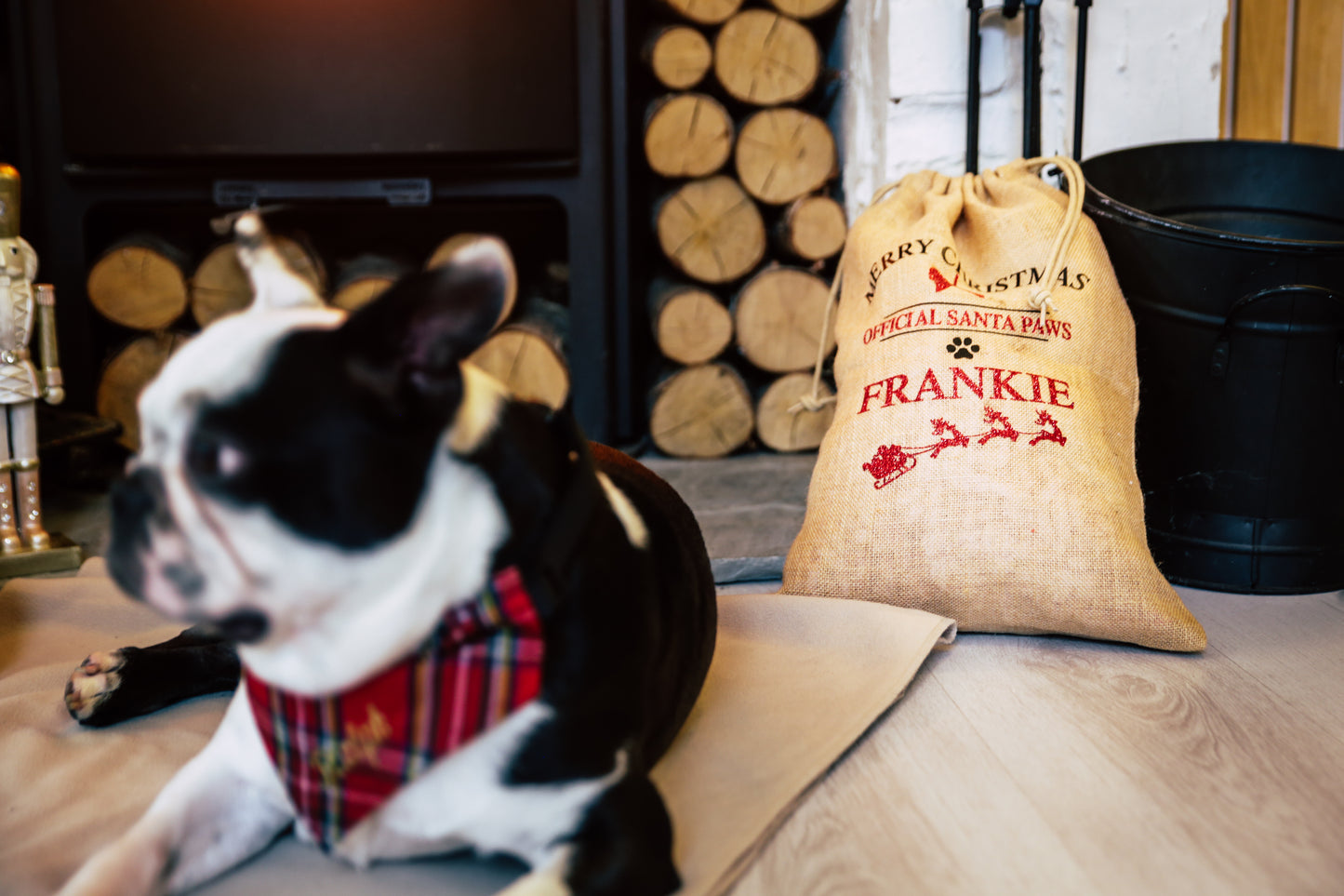 Personalised Christmas Doggy Santa Sack